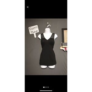 Express black tank top size medium
